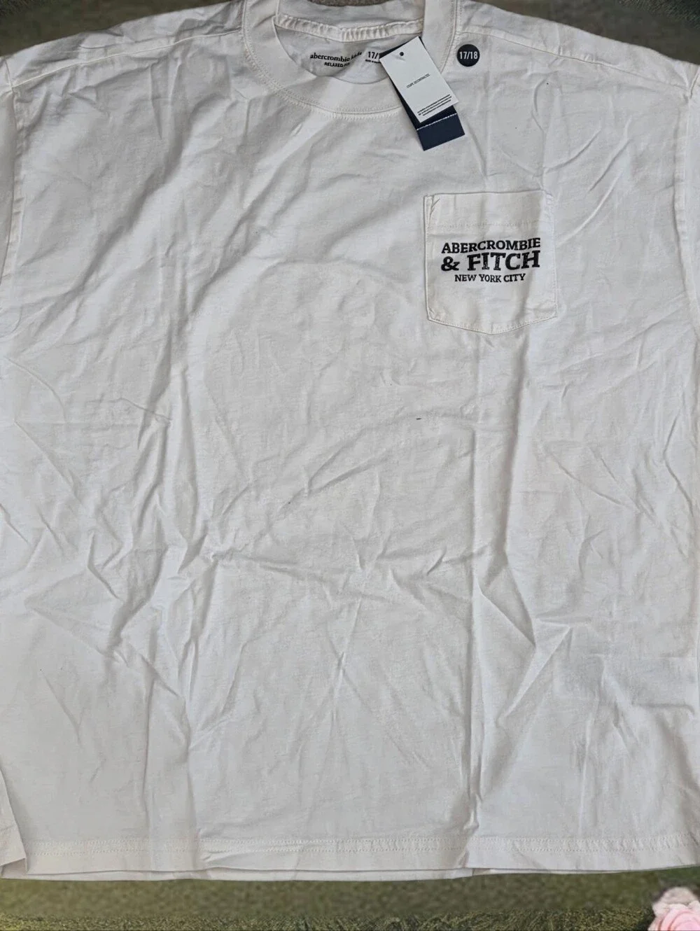 Abercrombie T-Shirt relaxed fit Pocket Youth kids 17/18